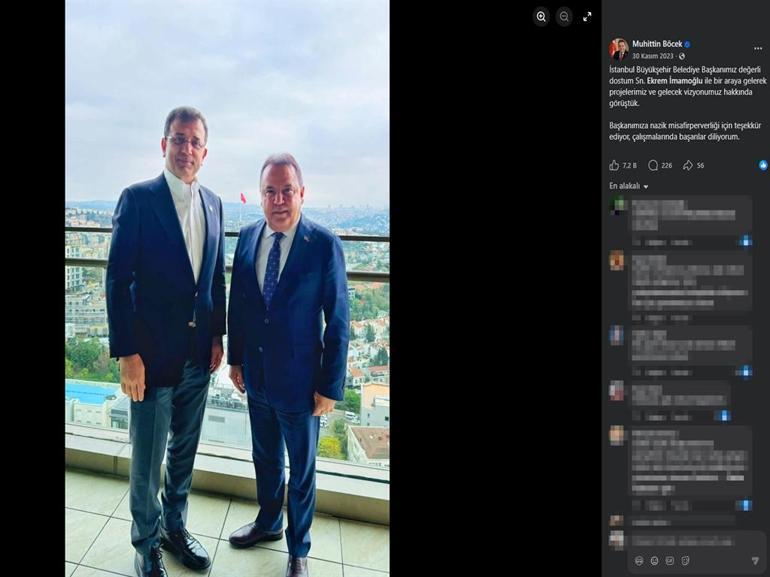 Muhittin Böcek: Ekrem İmamoğlu benden 15 milyon avro destek istedi
