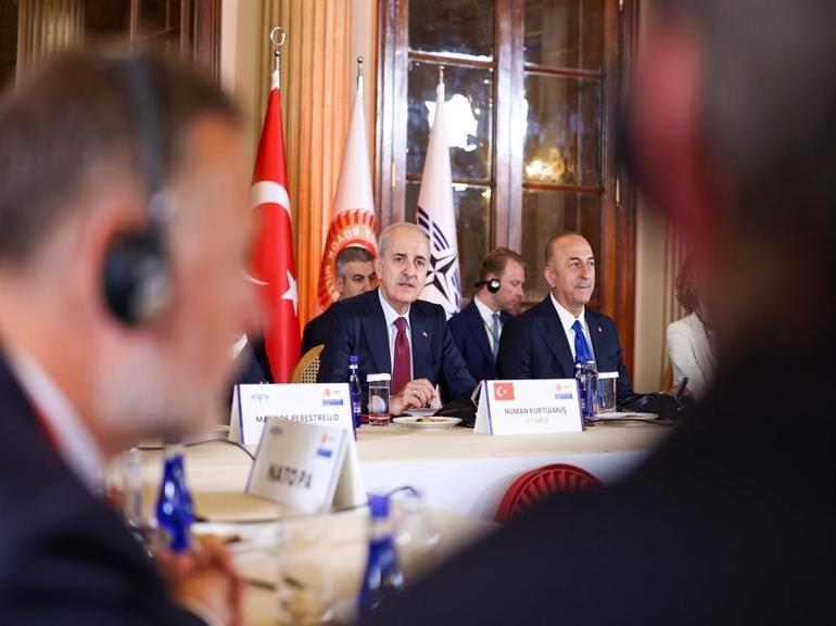 TBMM Başkanı Kurtulmuş NATO Parlamenter Zirvesinin açılışında konuştu