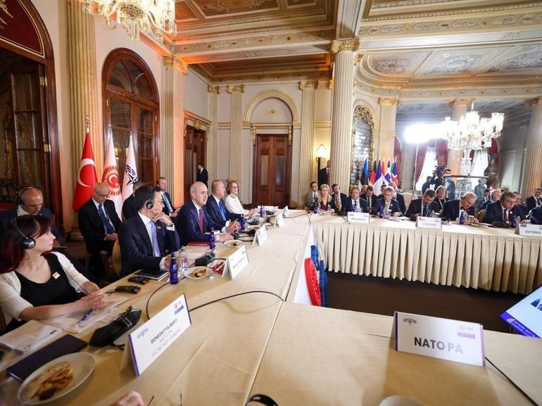 TBMM Başkanı Kurtulmuş NATO Parlamenter Zirvesinin açılışında konuştu