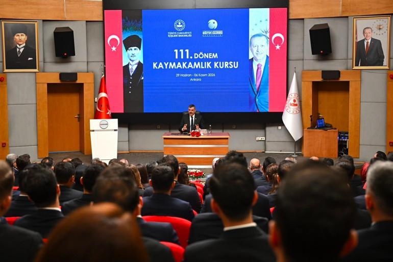 Bakan Çiftçi, kaymakam adaylarıyla bir araya geldi