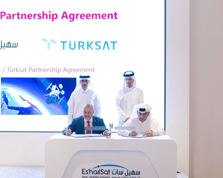 Türksat ve Katarlı EshailSattan stratejik ortaklık anlaşması