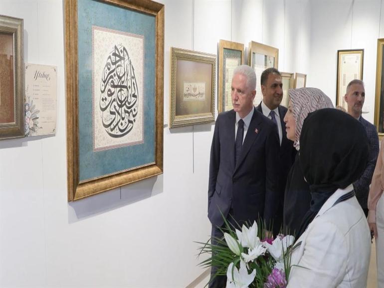 Vali Gül, İFTİHAR Tezhip Sergisine katıldı