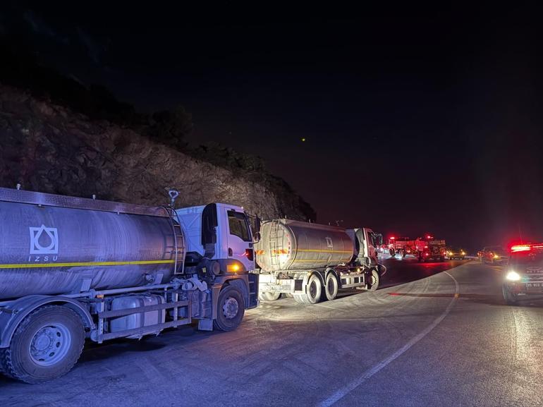 İzmir’de maki yangını