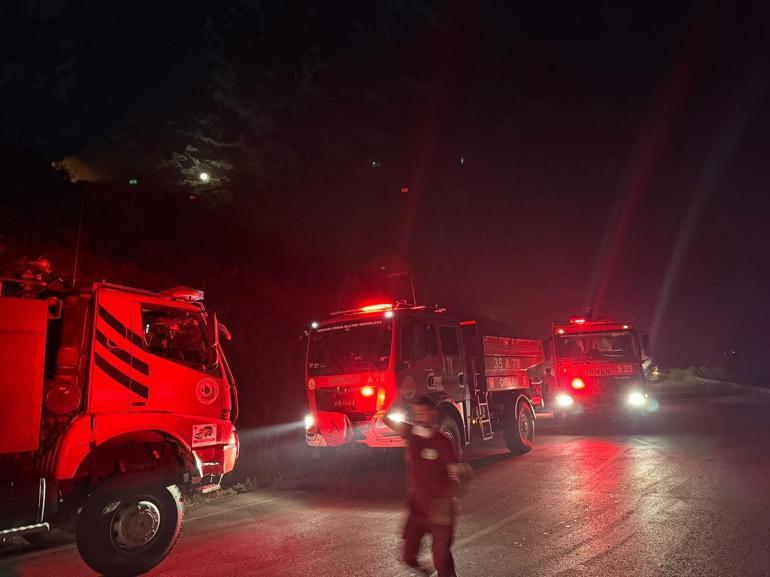 İzmir’de maki yangını