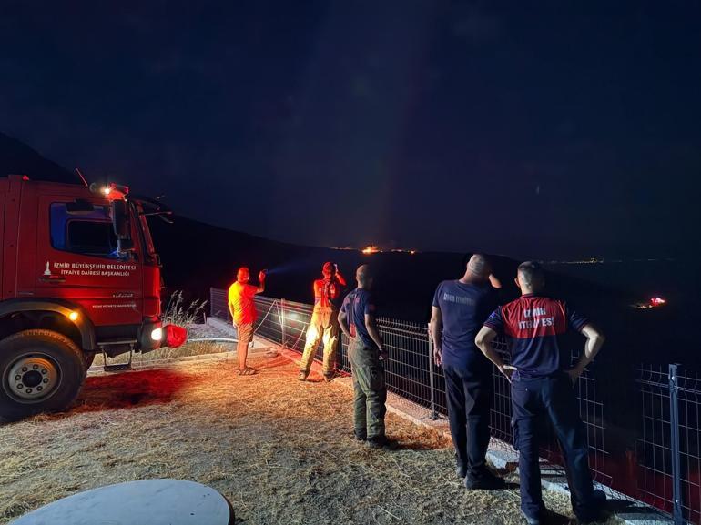 İzmir’de maki yangını