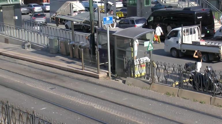 Zeytinburnundan tramvay seferlerinde aksama