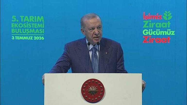 Cumhurbaşkanı Erdoğan: Kadın ve genç çiftçi kredisi limitini 5 milyon liraya çıkarıyoruz