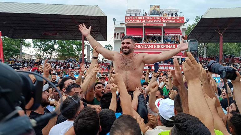 665’inci tarihi Kırkpınar Yağlı Güreşleri’nde başpehlivan Erkan Taş oldu