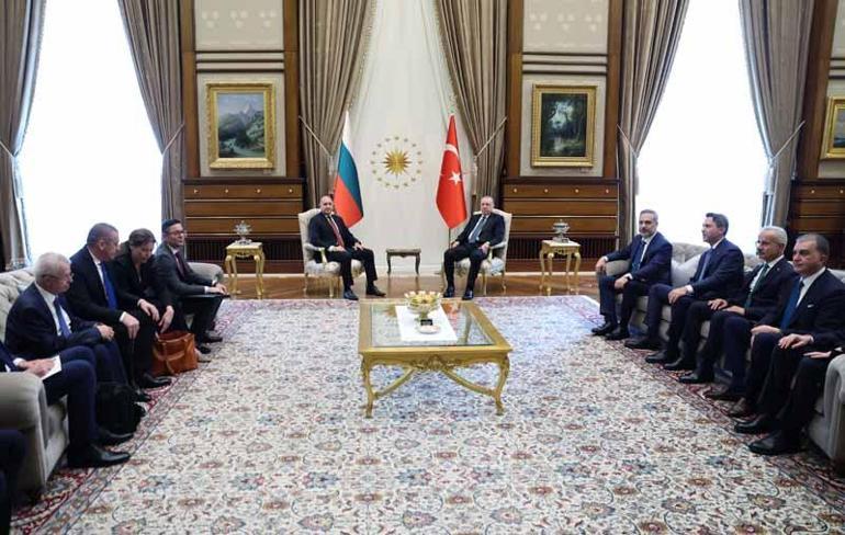 Cumhurbaşkanı Erdoğan, Bulgaristan Başbakanı Radevi kabul etti