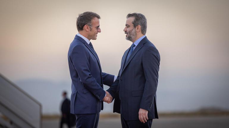 Fransa Cumhurbaşkanı Emmanuel Macron, Suriyede