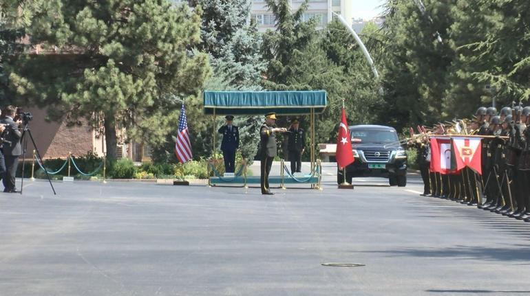 Genelkurmay Başkanı Bayraktaroğlu, ABDli mevkidaşı Caine ile görüştü