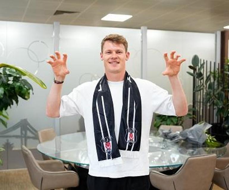 Alexander Nübel ve Doğan Alemdar Beşiktaş için İstanbul’da