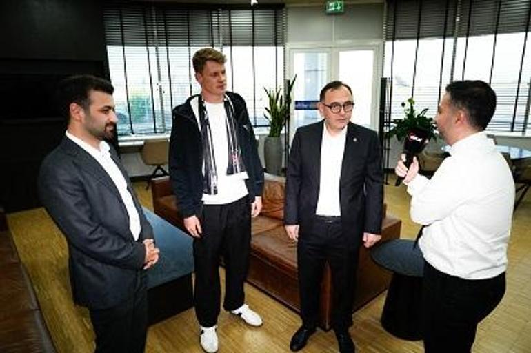 Alexander Nübel ve Doğan Alemdar Beşiktaş için İstanbul’da