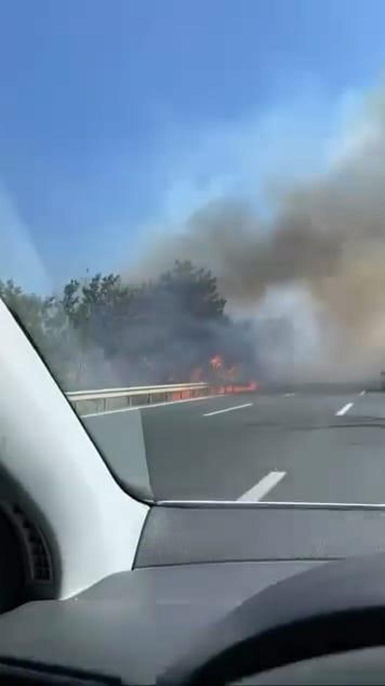 Bursa’da ot yangını; havadan ve karadan müdahale ediliyor