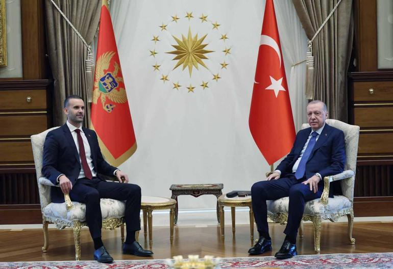 Cumhurbaşkanı Erdoğan, Karadağ Başbakanı Spajici kabul etti
