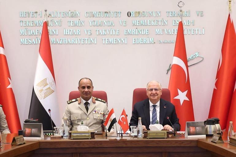 Bakan Güler, Mısırlı mevkidaşı Zaher ile görüştü