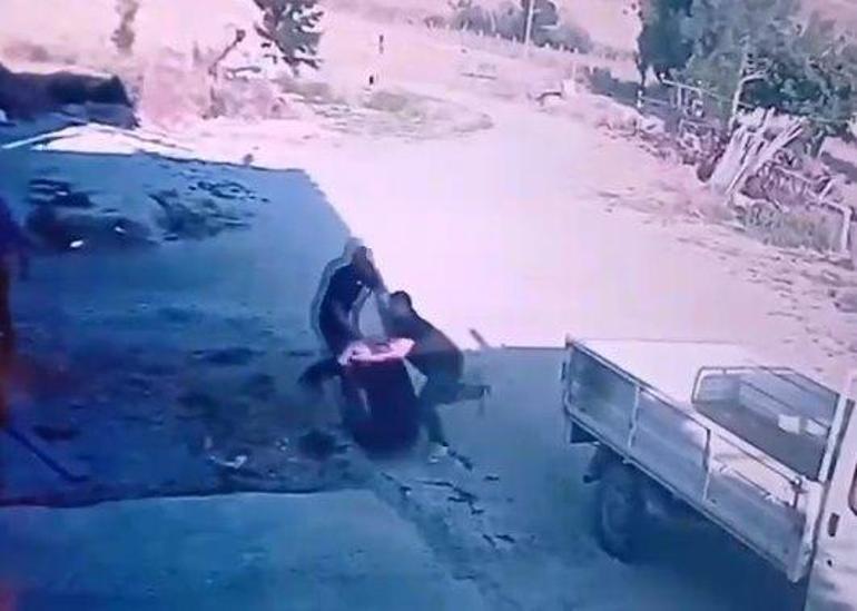 Çöp dökme kavgasında av tüfeğiyle vurulan kişi yaralandı; olay anı kamerada