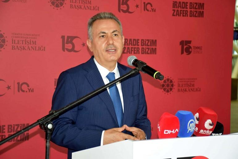 İzmir Adnan Menderes Havalimanında 15 Temmuz Hafıza ve Hatıra sergisi