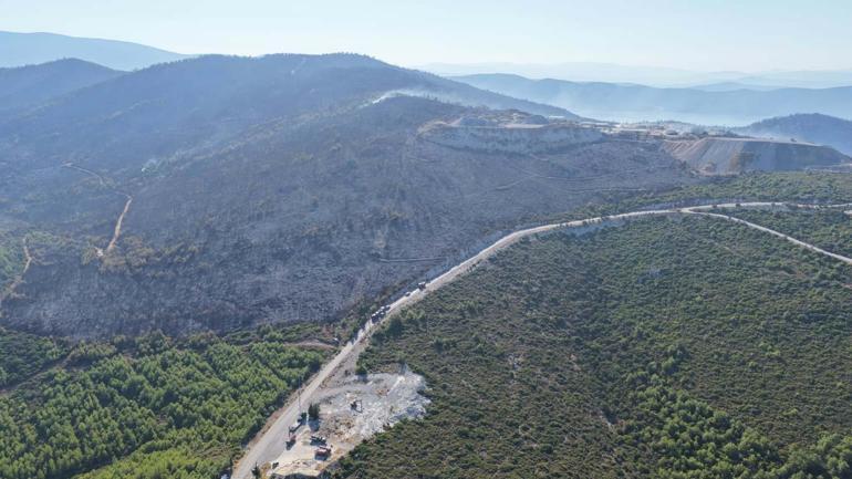 Milastaki orman yangını 2nci gününde