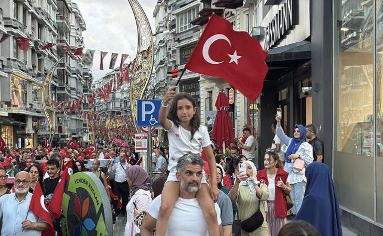 Samsunda 15 Temmuz anısına yürüyüş ve anma programı