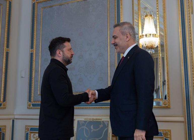 Bakan Fidan, Ukrayna Devlet Başkanı Zelenski ile görüştü