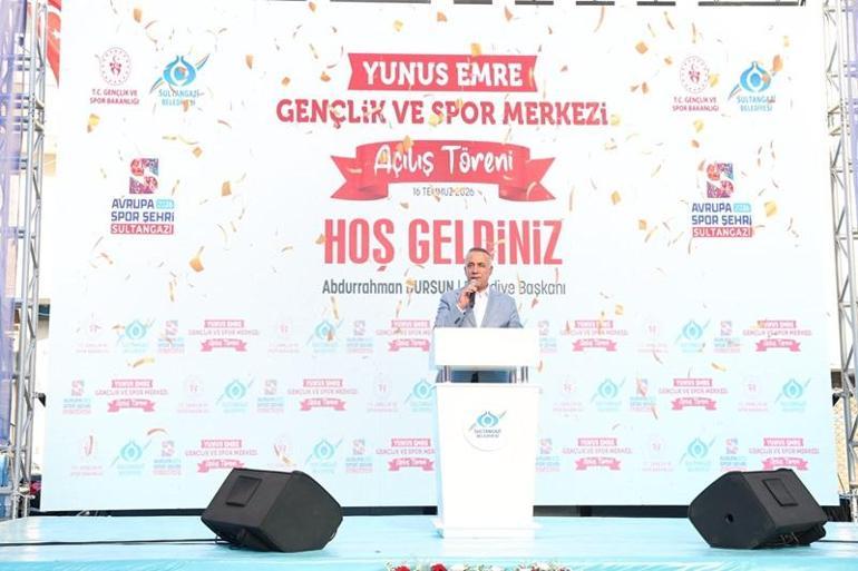 Sultangazi’de Yunus Emre Gençlik ve Spor Merkezi hizmete açıldı