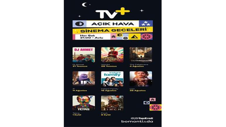 TV+ ile Açık Hava Sinema Geceleri başlıyor