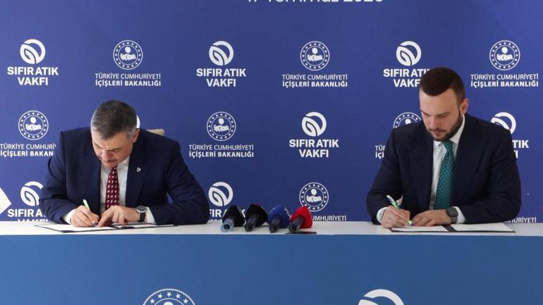 İçişleri Bakanlığı ile Sıfır Atık Vakfı arasında Sıfır Atık İş Birliği Protokolü imzalandı
