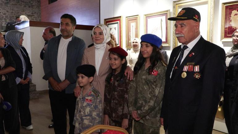 Bakan Göktaş: Sergi şehit eşlerimizin ve gazilerimizin sanatla şifa bulması adına başlatıldı