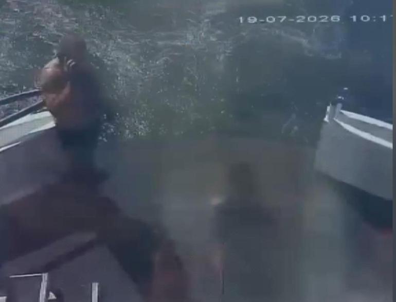 Haliç’te tur teknesinden denize düşerek yaşamını yitiren personelin yeni görüntüsü ortaya çıktı