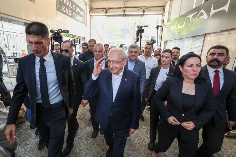 Kılıçdaroğlu, esnafı ziyaret etti