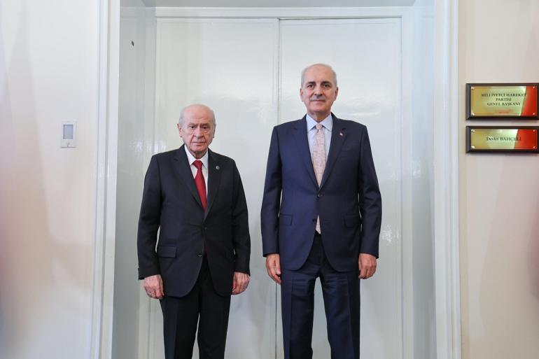 TBMM Başkanı Kurtulmuş, Bahçeliyi ziyaret etti
