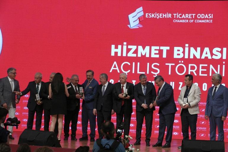 Bakan Yardımcısı Gürcan ve Hisarcıklıoğlu, ETO hizmet binasının açılışına katıldı