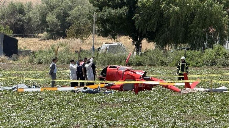 Ankarada eğitim helikopteri düştü; 2 yaralı