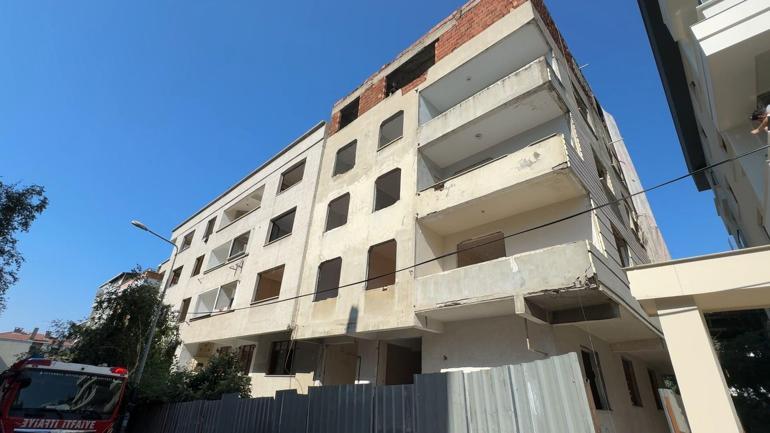 Avcılar’da 5 katlı binanın 4üncü katında kiriş çöktü; işçi yaralandı