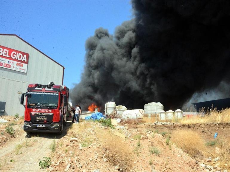Kahramanmaraş’ta plastik fabrikasında yangın
