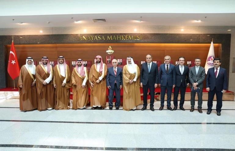 AYM Başkanı Özkaya, Suudi Arabistan Adalet Bakanı ile görüştü