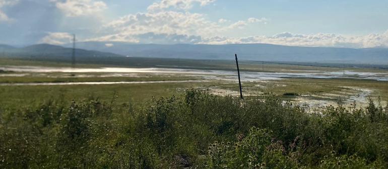 Ardahan-Göle yolu dolu nedeniyle geçici süre ulaşıma kapandı