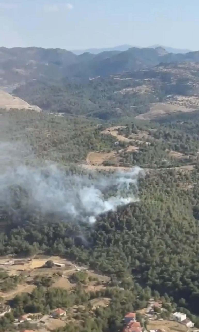 Balıkesirde orman yangını