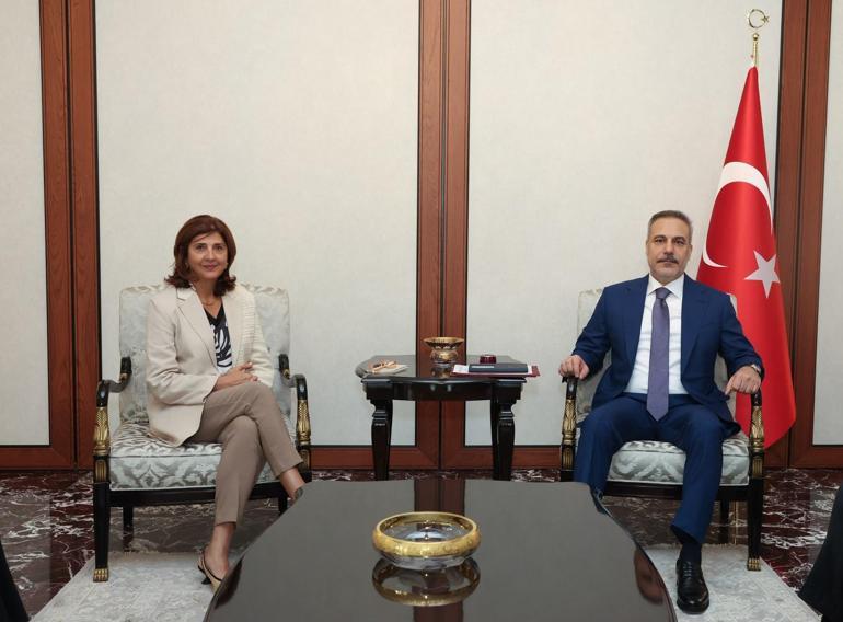 Bakan Fidan, BM Genel Sekreterinin Kıbrıs Şahsi Temsilcisini kabul etti