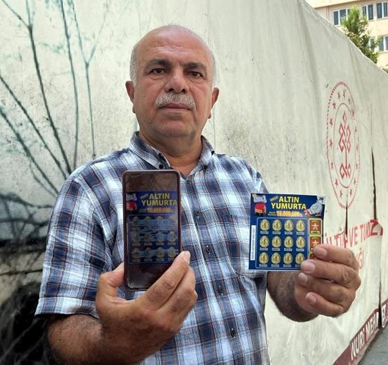 Gaziantep’teki gezici bayiden oynanan Altın Yumurta Kazı Kazan kartına 16 milyon TL’lik ikramiye çıktı