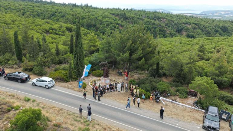 Çanakkalede orman yangınında şehit olan bölge müdürü törenle anıldı