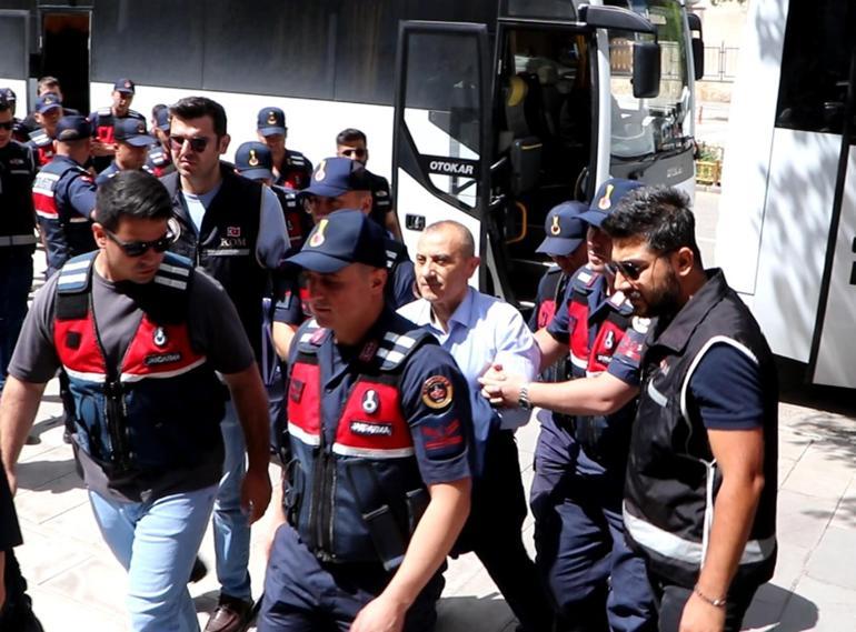 Eski Tunceli Valisi Sonel ile koruma polisi Eroğlu ile emekli polis Ertok adliyede