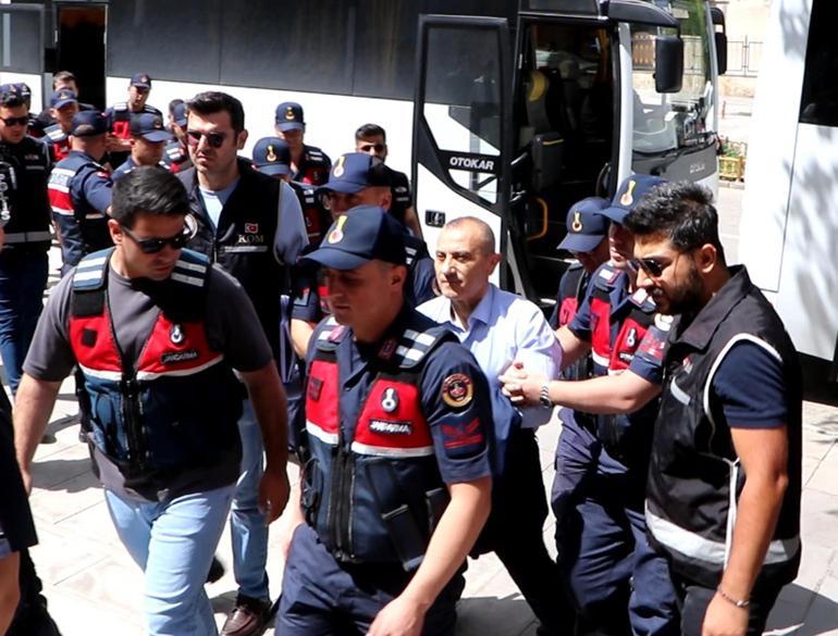 Eski Tunceli Valisi Sonel ile koruma polisi Eroğlu ile emekli polis Ertok adliyede