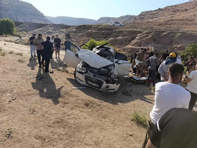 Şırnakta otomobil şarampole devrildi: 2 ölü, 2 ağır yaralı