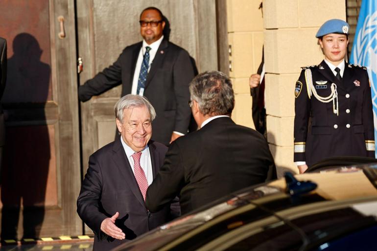 KKTC Cumhurbaşkanı Erhürman, Guterres ve Hristodulidis ile bir araya geldi