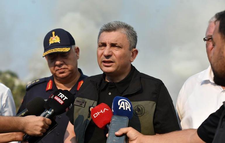 Kumlucada orman yangını
