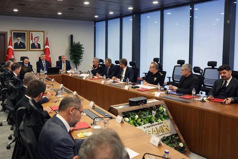 Bakanlar, Spor Güvenliği Değerlendirme toplantısında bir araya geldi