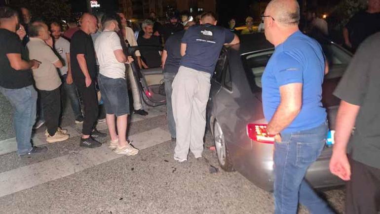 Kazaya karışmamak için manevra yapıp ağaca çarptı: 1 yaralı