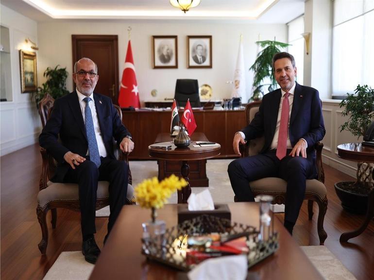 Bakan Bayraktar, Irak Petrol Bakanı Hüdeyir ile görüştü